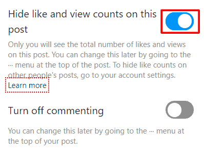 Click on hide like button Click on hide like button